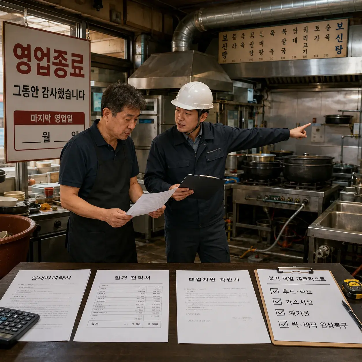 보신탕집 철거 전 확인할 폐업지원과 원상복구 비용 기준 대표 이미지