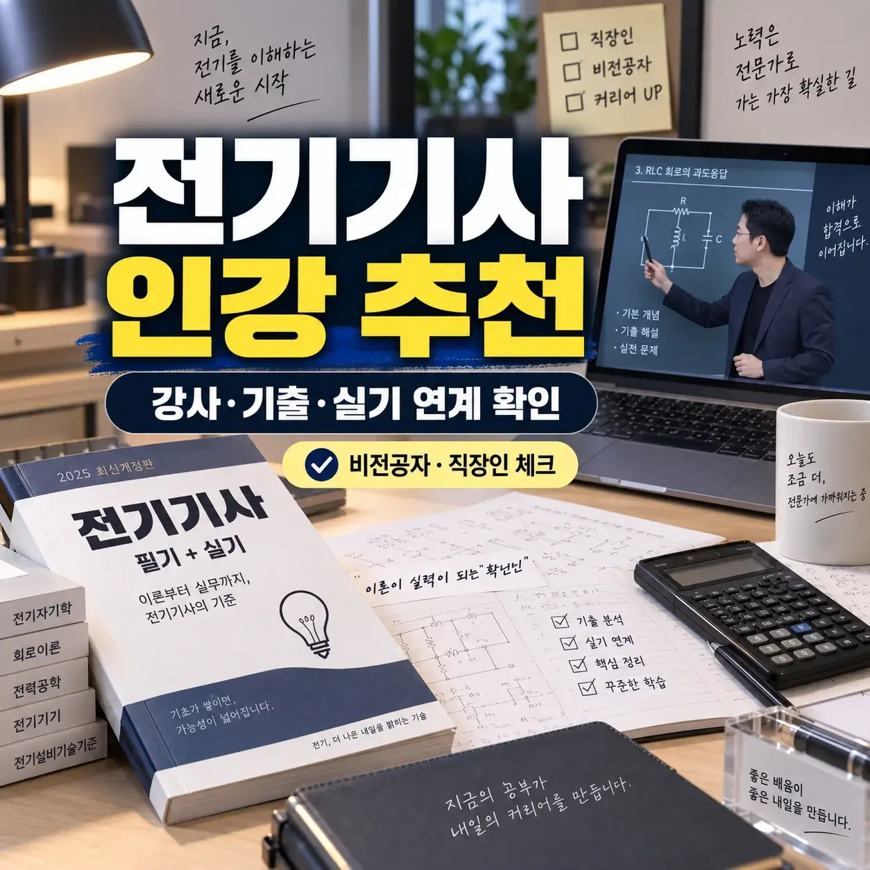 전기기사 인강 추천, 비전공자도 확인해야 할 선택 기준 대표 이미지