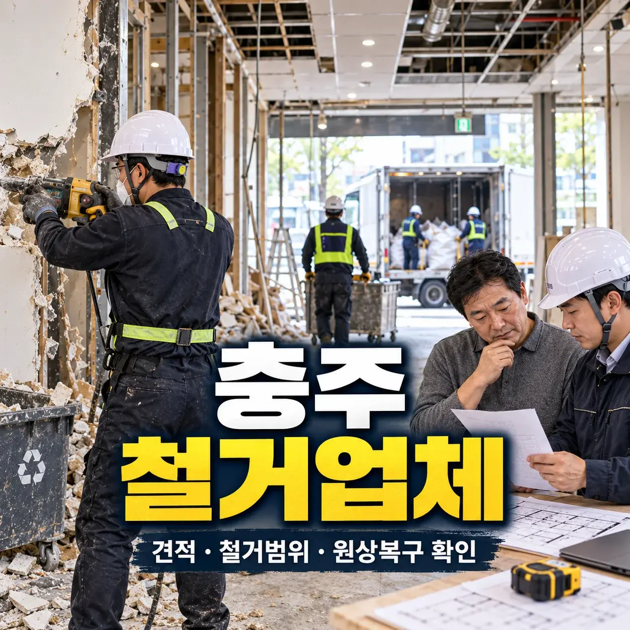 충주 철거업체 견적 비교 전 확인할 철거·원상복구 기준 대표 이미지