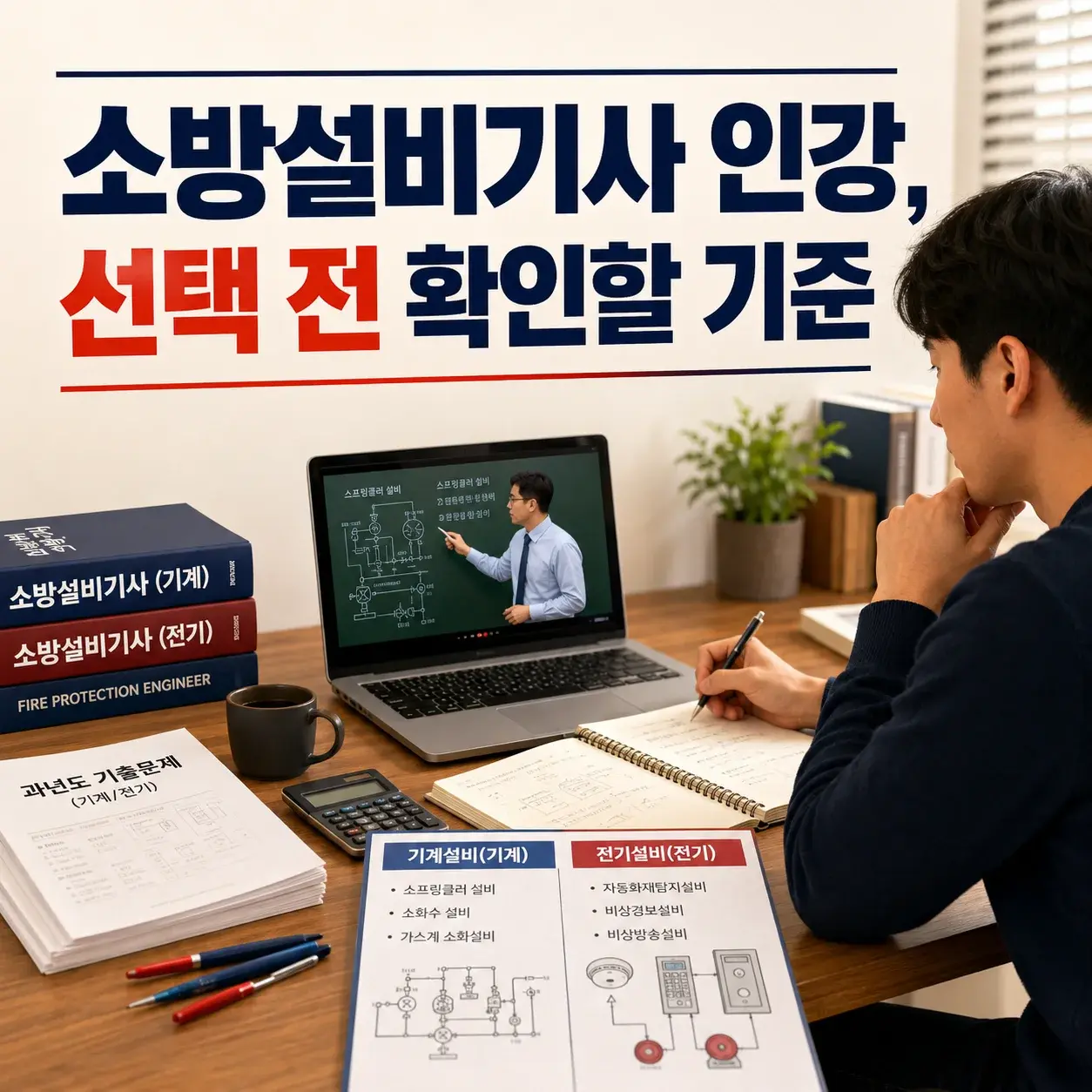 소방설비기사 인강 엔지니어랩 선택 전 확인할 기준 대표 이미지