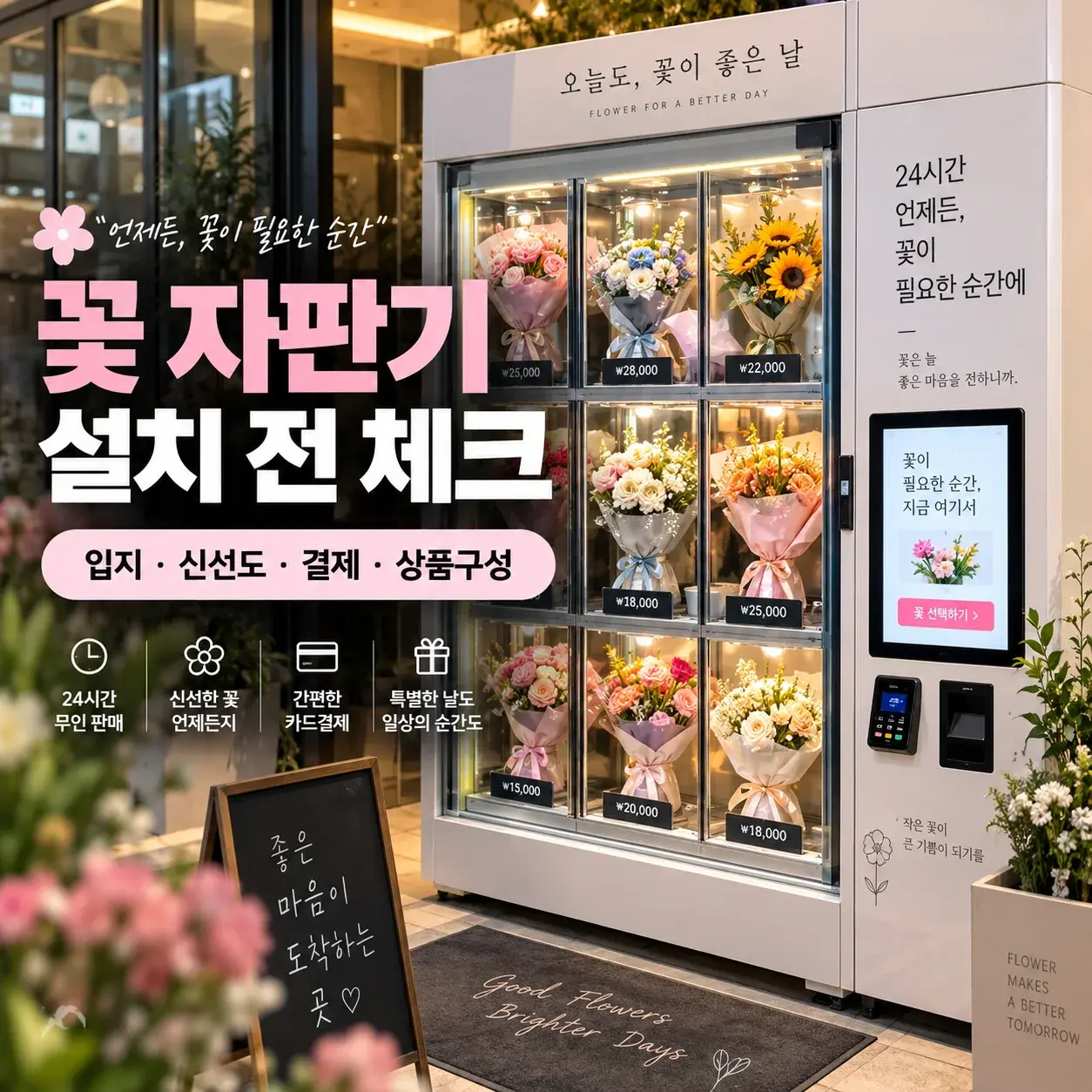 꽃 자판기 설치 전 꼭 확인할 운영 기준과 주의사항 대표 이미지